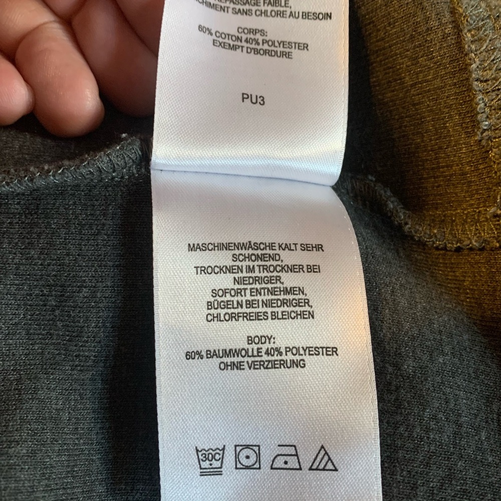 Columbia shirt men XCO pull on grey V neck heavy cotton blend Size L - Picture 8 of 8